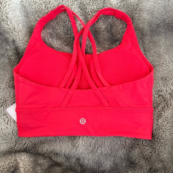 Lululemon Energy Longline Bra *Medium Support, B–D Cups Red Glow - Picture 10 of 10